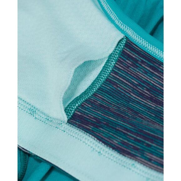 Size 6 Lululemon No Limits Tank Blue Tropics / Wee Are From Space Blue Tropics - Picture 3 of 11